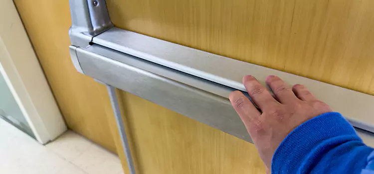 Installing a Push Bar on a Door Christiansburg